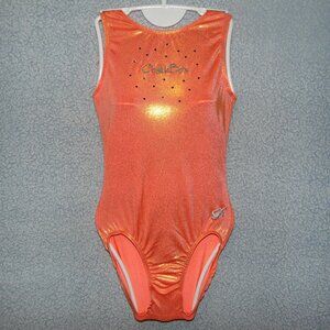 GK Shiny Orange Chalkbox Leotard M